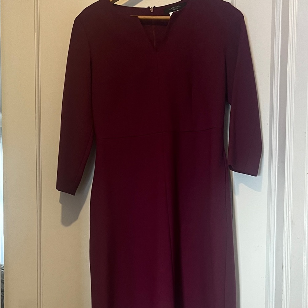 Weekend Max Mara Burgundy Sheath Dress